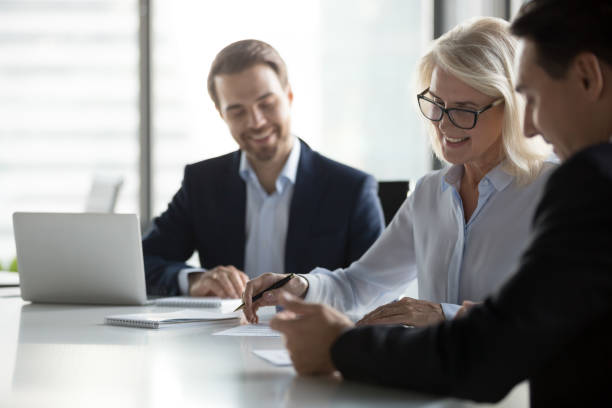 a group of hospitality recruiters in a workplace